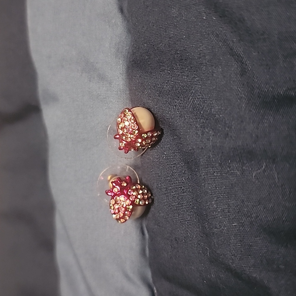 Betsey johnson bug earrings